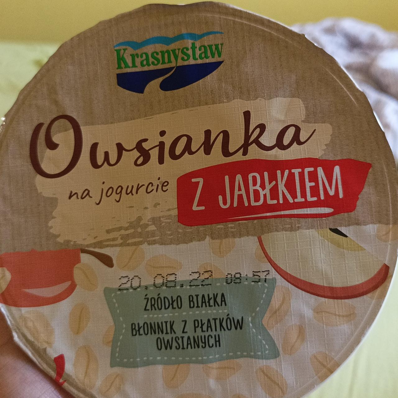 Zdjęcia - Owsianka na jogurcie z bananem 250 g Krasnystaw