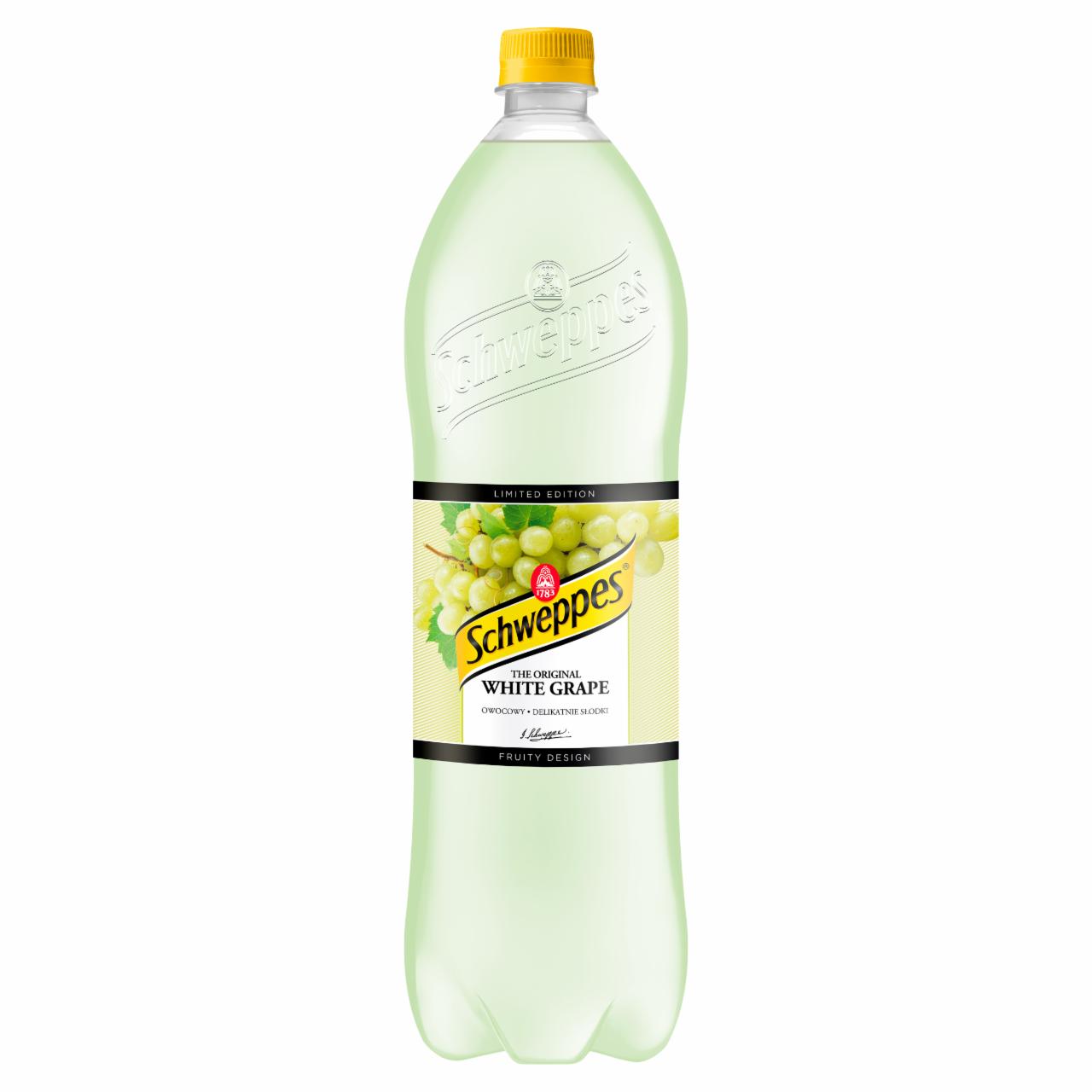 Zdjęcia - Schweppes White Grape Napój gazowany o smaku winogronowym 1,4 l