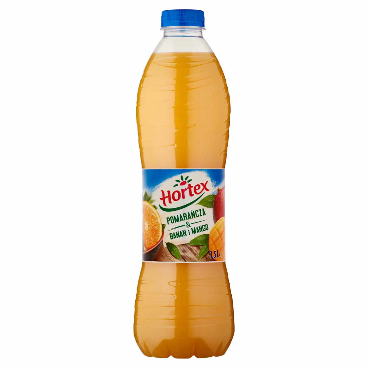 Zdjęcia - Hortex Pomarańcza & banan i mango Nektar 1,5 l