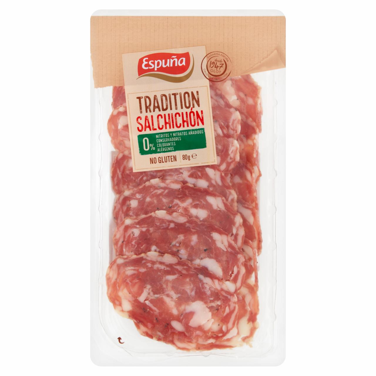 Zdjęcia - Espuña Salchichón Salami kiełbasa wieprzowa 80 g