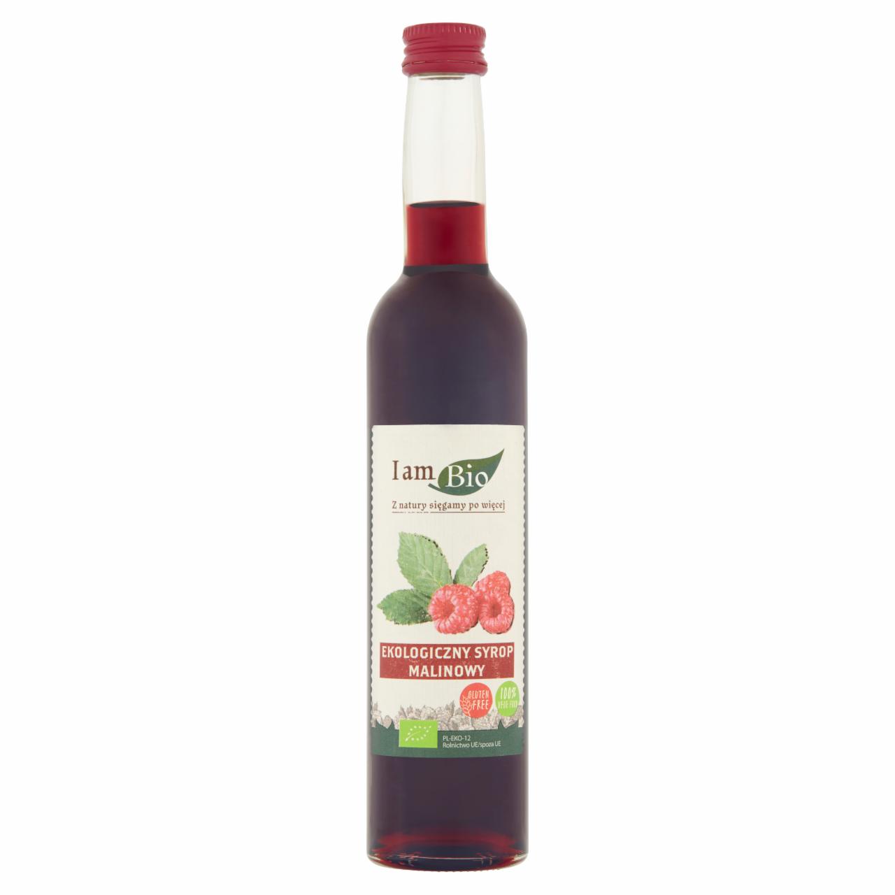 Zdjęcia - I am Bio Ekologiczny syrop malinowy 350 ml