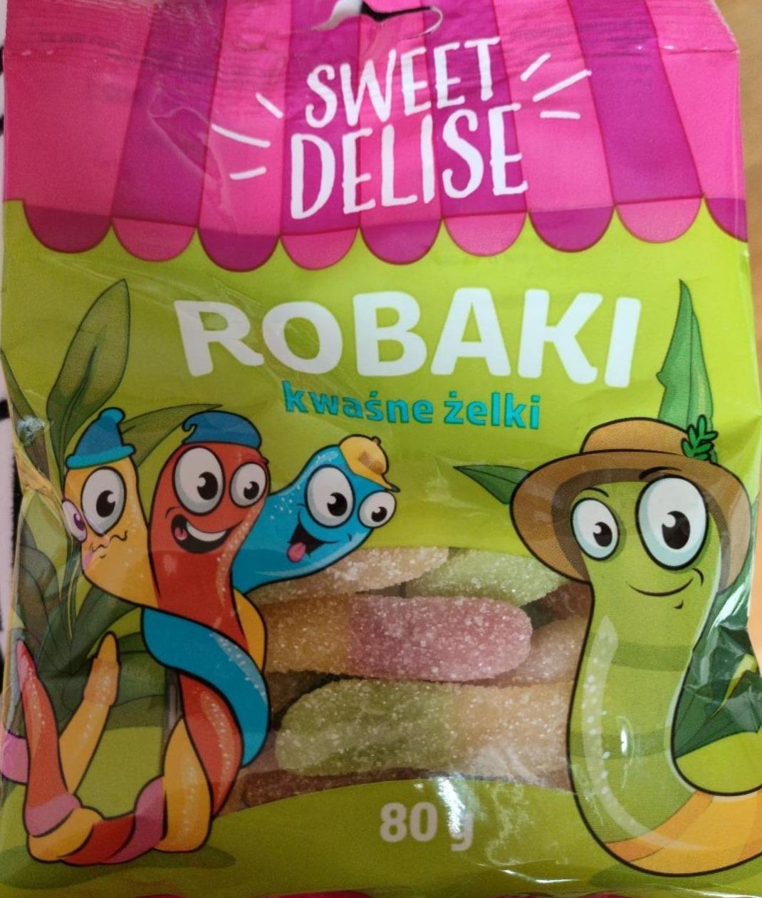 Zdjęcia - Kwaśne żelki robaki Sweet delise