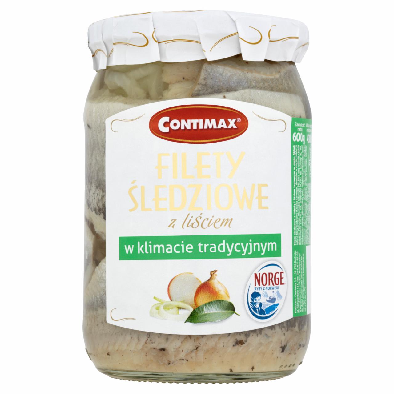 Zdjęcia - Contimax Filety śledziowe w klimacie tradycyjnym 600 g