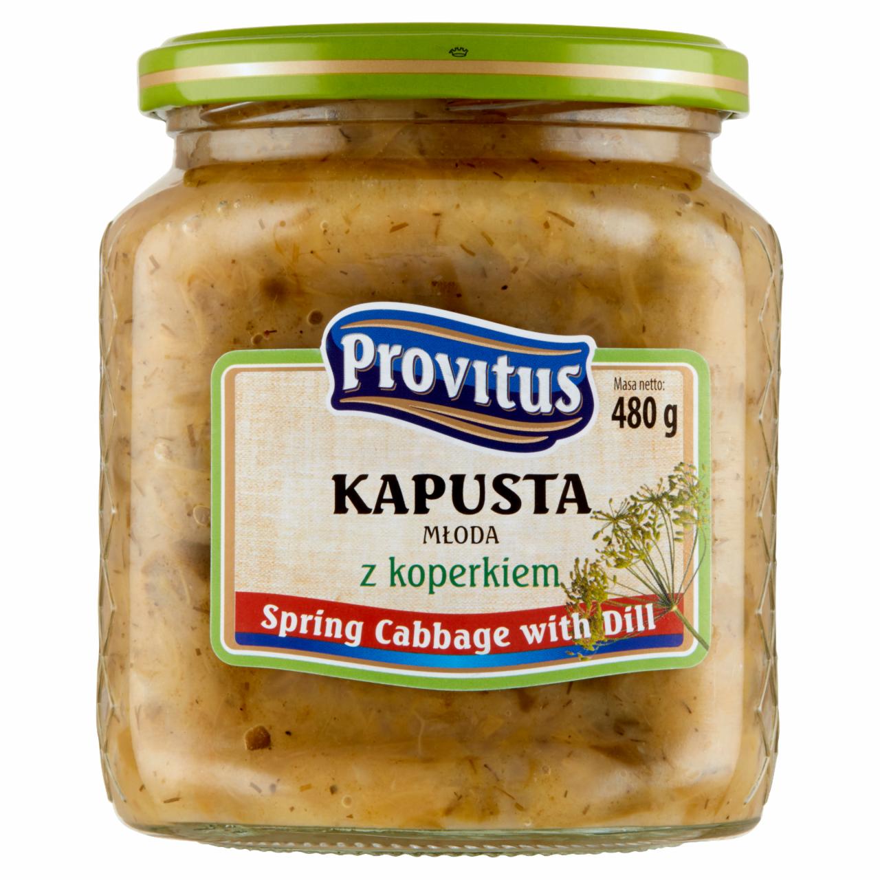 Zdjęcia - Provitus Kapusta młoda z koperkiem 480 g