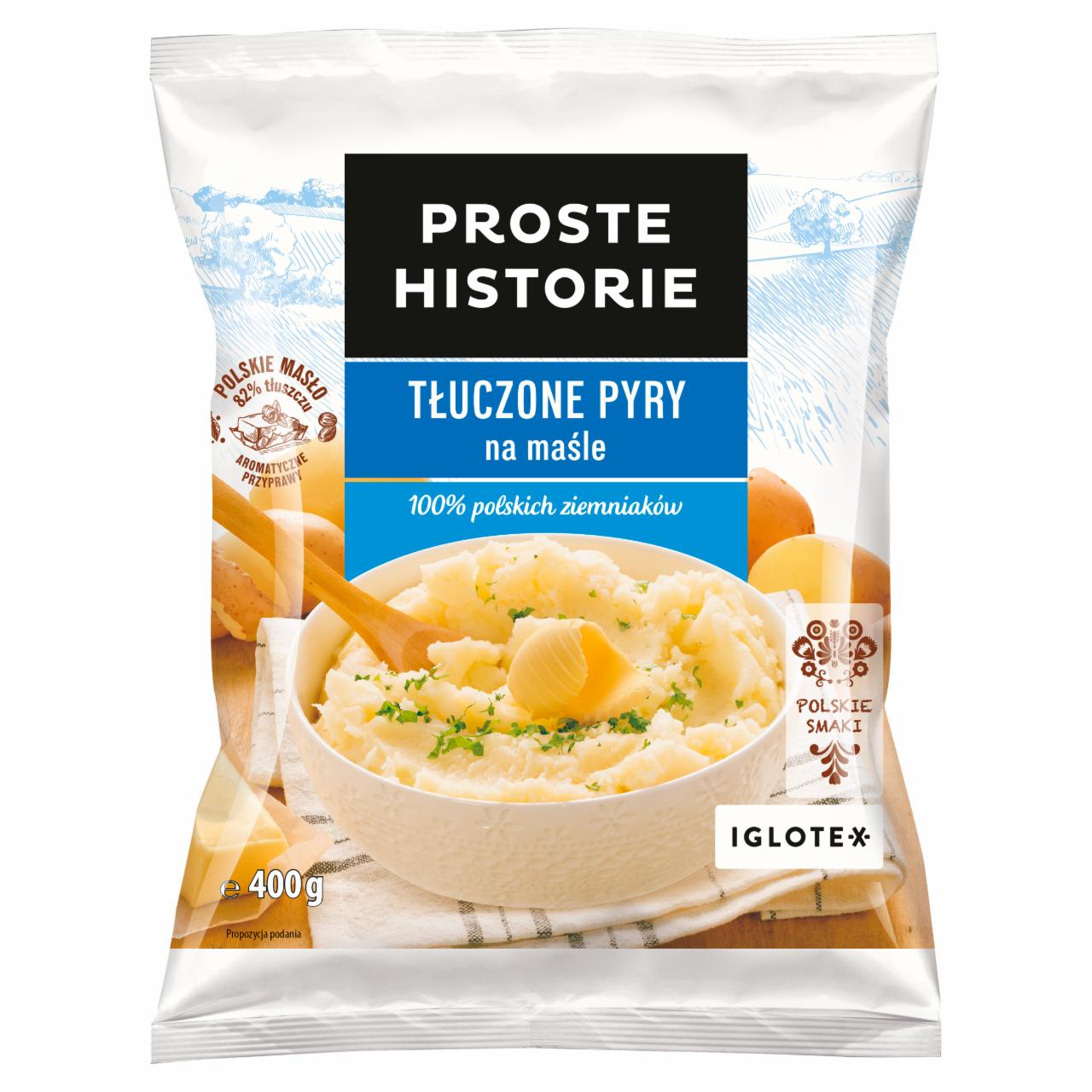 Zdjęcia - Proste Historie Tłuczone pyry na maśle 400 g