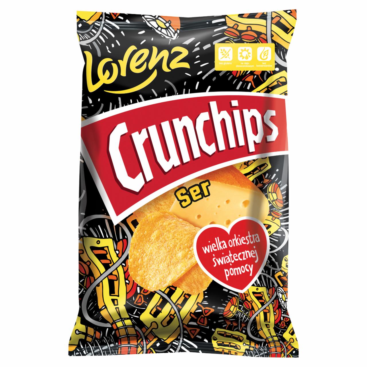 Zdjęcia - Crunchips Chipsy ziemniaczane o smaku serowym 140 g