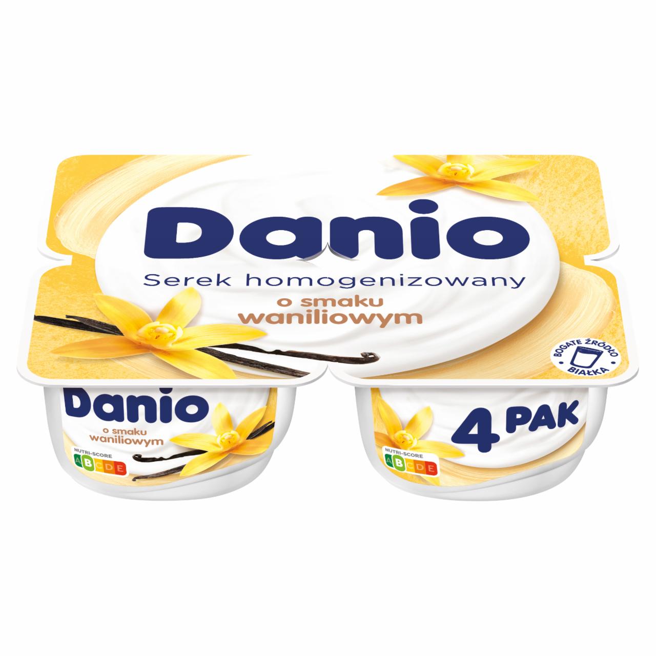 Zdjęcia - Danio Serek homogenizowany o smaku waniliowym 560 g (4 x 140 g)