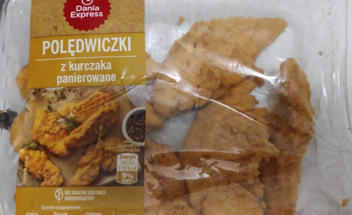 Zdjęcia - Polędwiczki panierowane z kurczaka Dania express