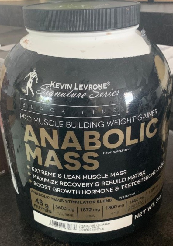 Zdjęcia - Anabolic Mass Black Line Protein Chocolate Kevin Levrone