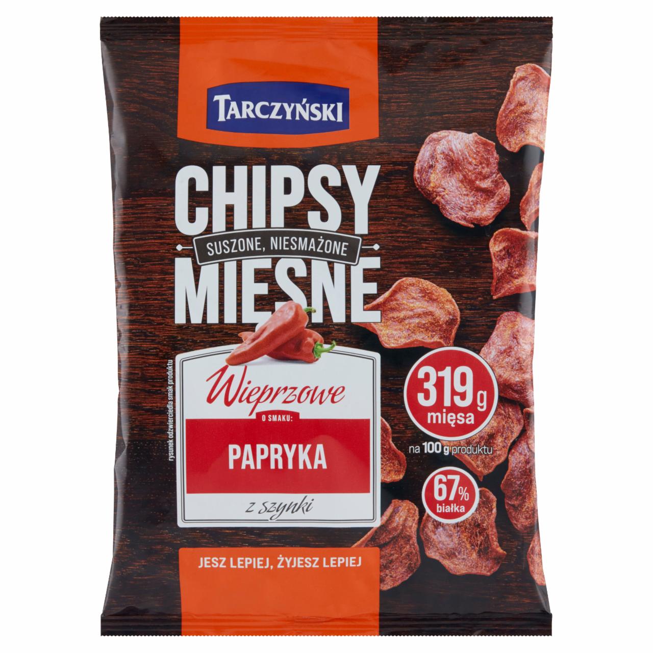 Zdjęcia - Chipsy mięsne wieprzowe papryka z szynką Tarczyński