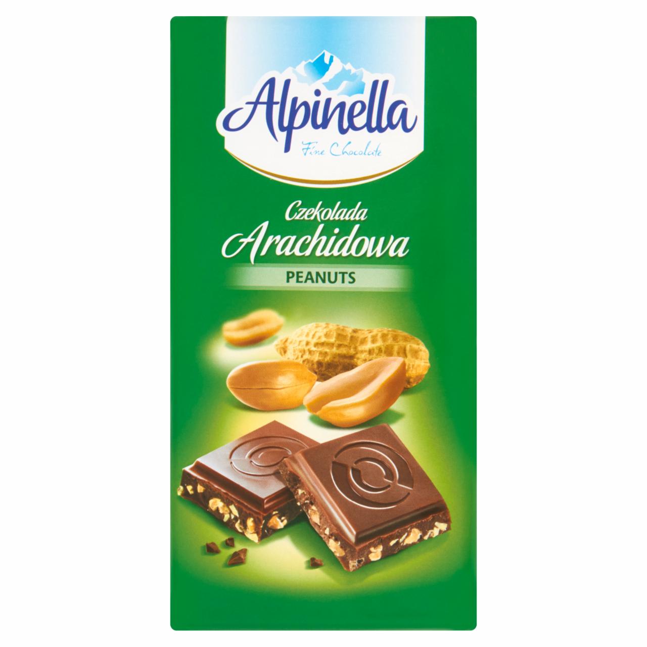 Zdjęcia - Alpinella Czekolada arachidowa 100 g