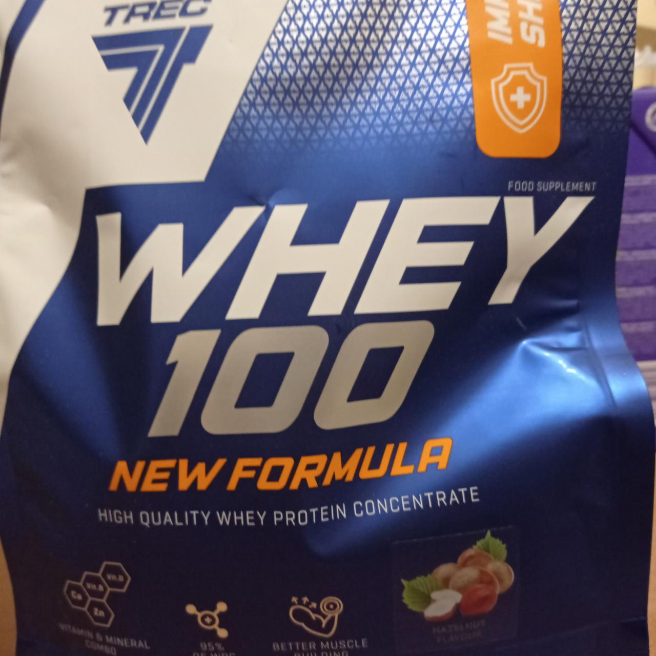 Zdjęcia - Whey 100 hazelnut flavour Trec