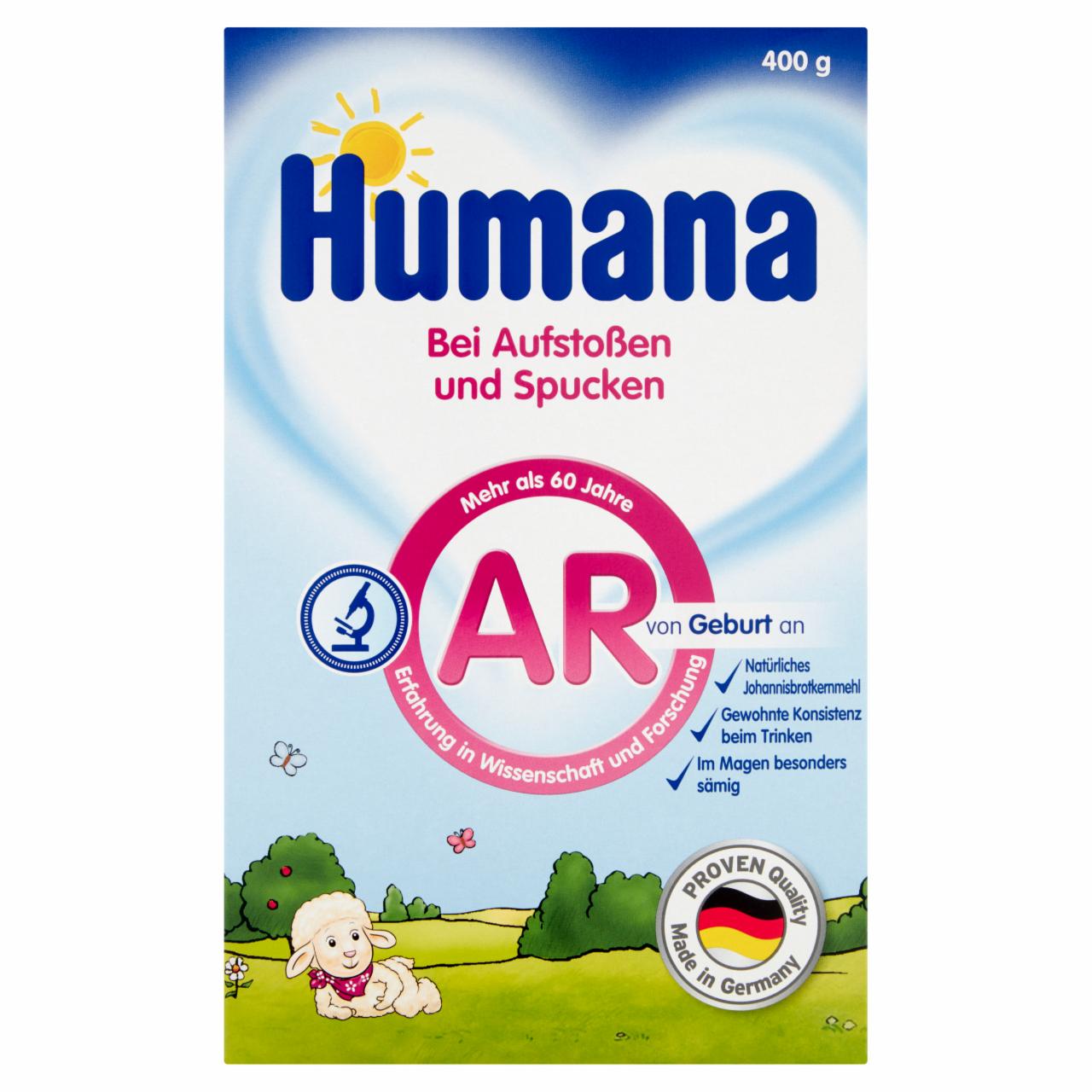 Zdjęcia - Humana AR Zalecana w ulewaniach od urodzenia 400 g