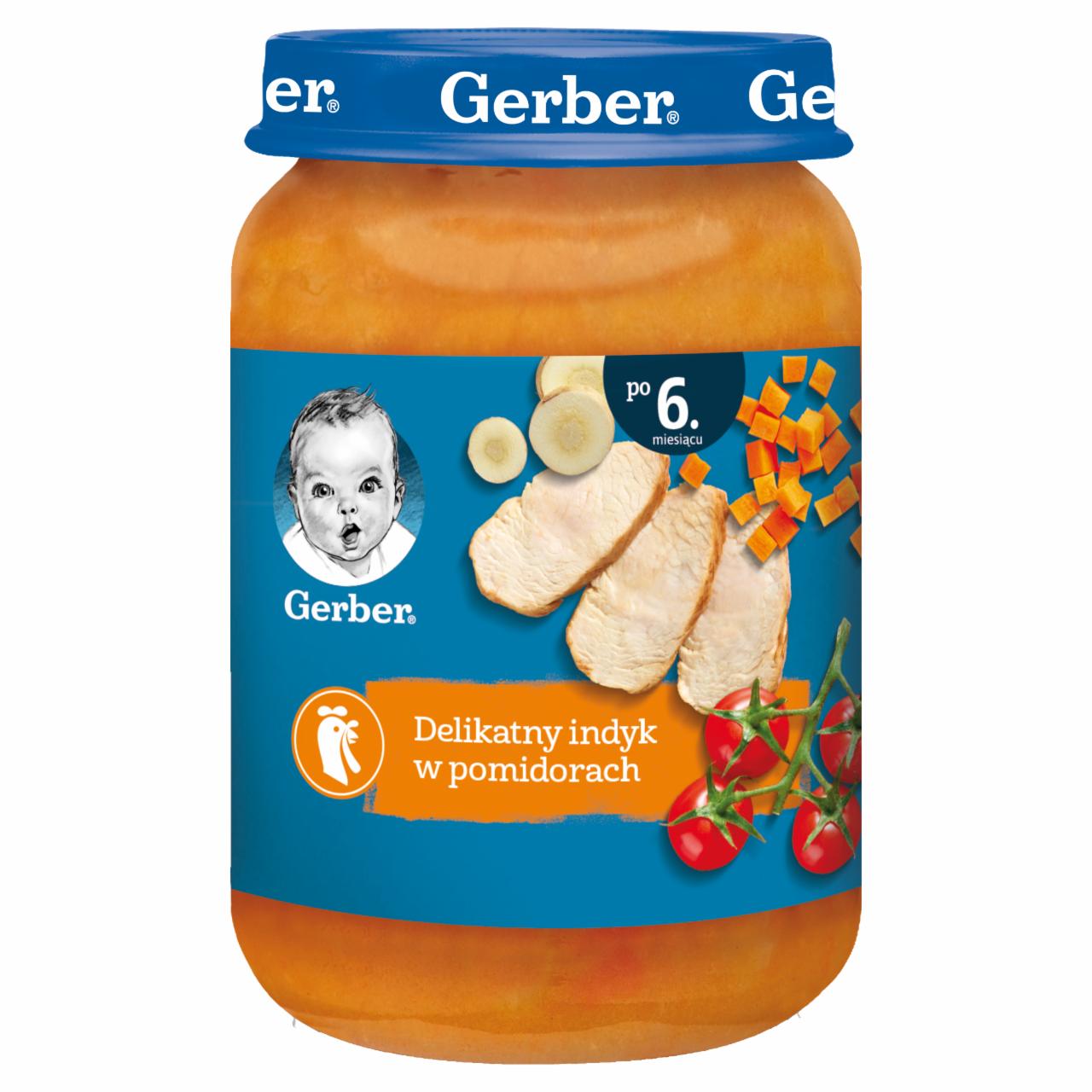 Zdjęcia - Gerber Delikatny indyk w pomidorach dla niemowląt po 6. miesiącu 190 g