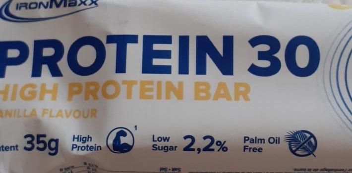 Zdjęcia - protein 30 high protein bar vanilla Ionmaxx