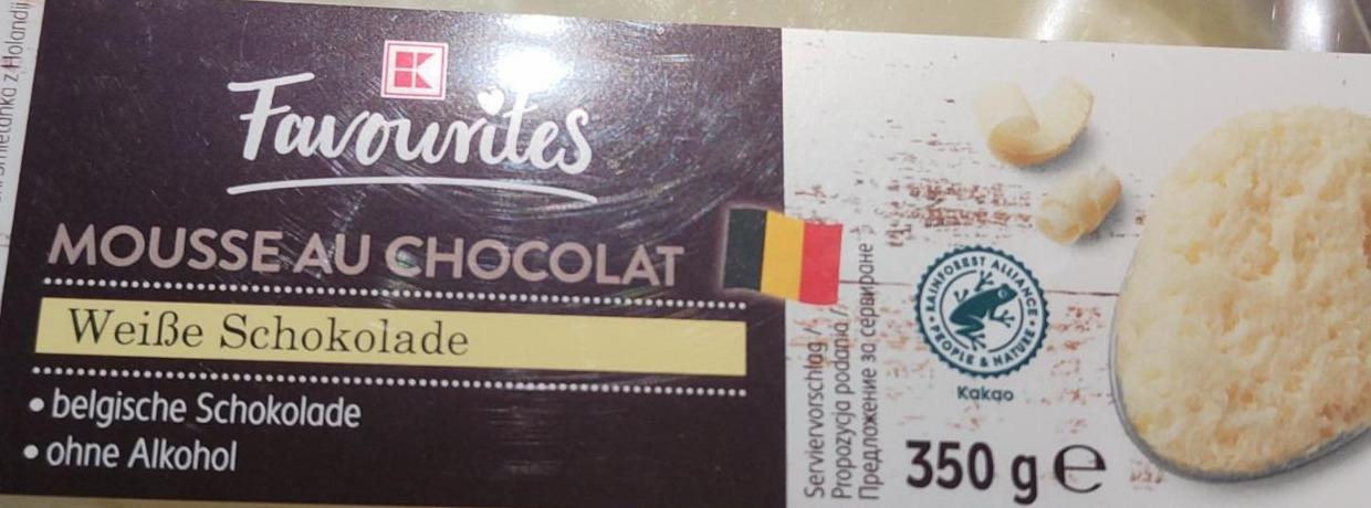 Zdjęcia - Mousse au chocolat weisse Schokolade Favourites