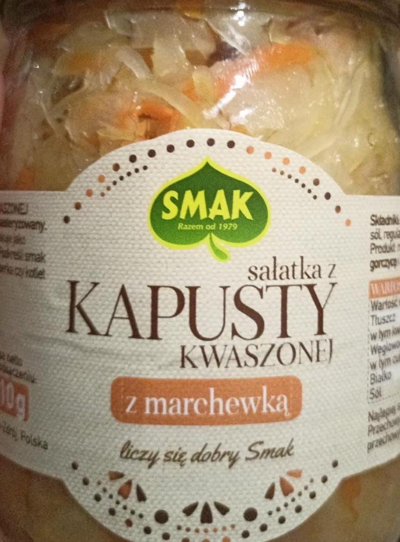 Zdjęcia - Kapusta kiszona z z marchewką Smak