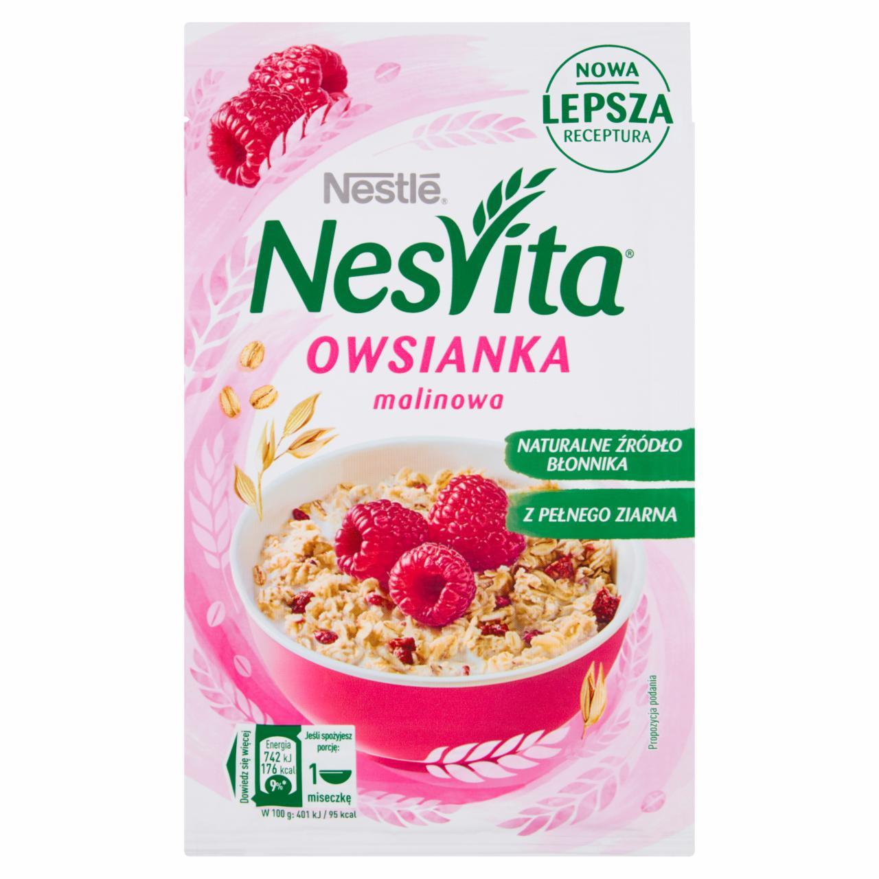 Zdjęcia - Owsianka malinowa NesVita