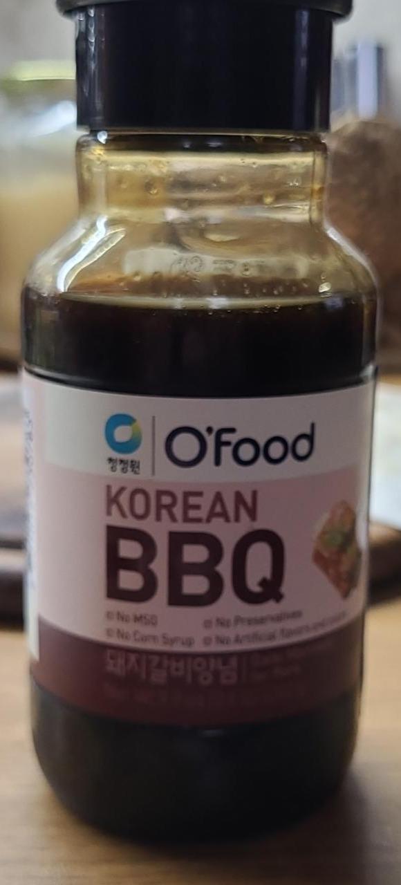 Zdjęcia - O'Food Koreańska marynata do mięsa wieprzowego galbi BBQ 280 g