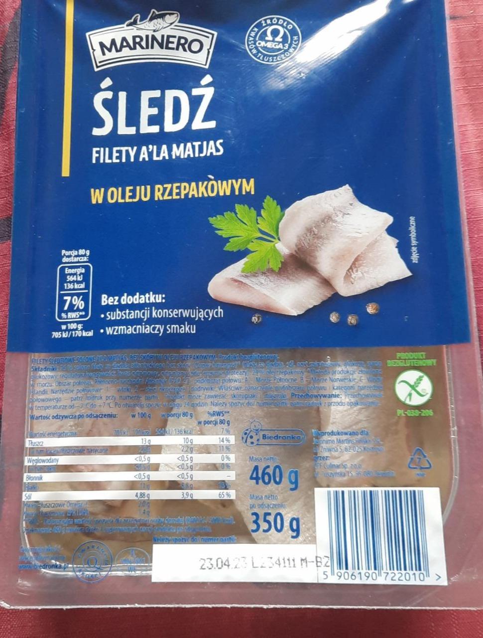 Zdjęcia - Śledź w oleju rzepakowym Marinero