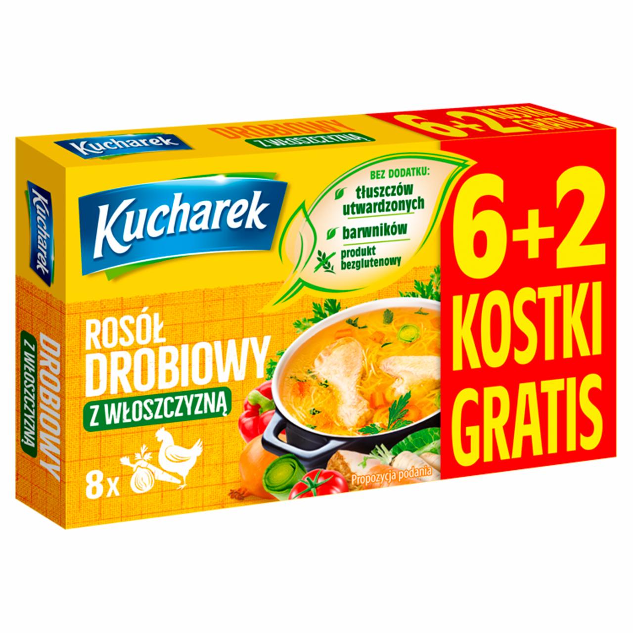 Zdjęcia - Kucharek Rosół drobiowy z włoszczyzną 80 g (8 x 10 g)