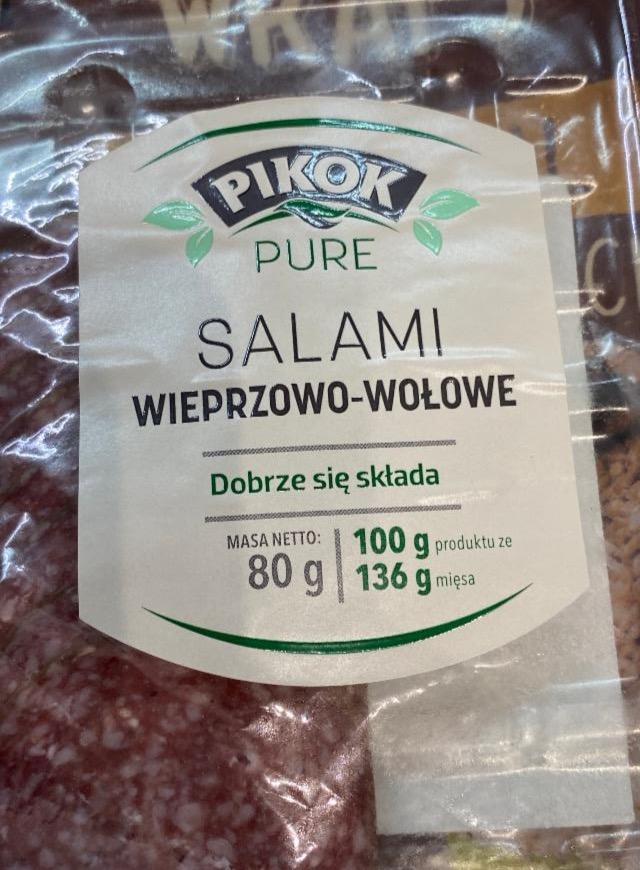Zdjęcia - Salami wieprzowo-wołowe Pikok Pure