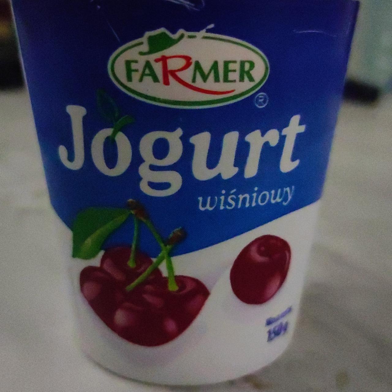 Zdjęcia - Jogurt wiśniowy farmer