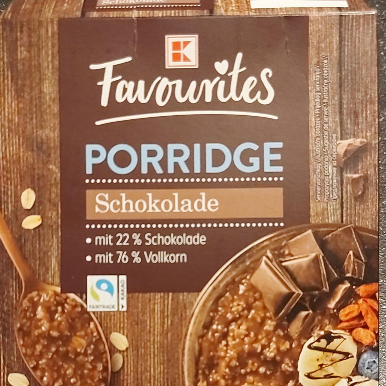 Zdjęcia - Porridge Schokolade Kaufland