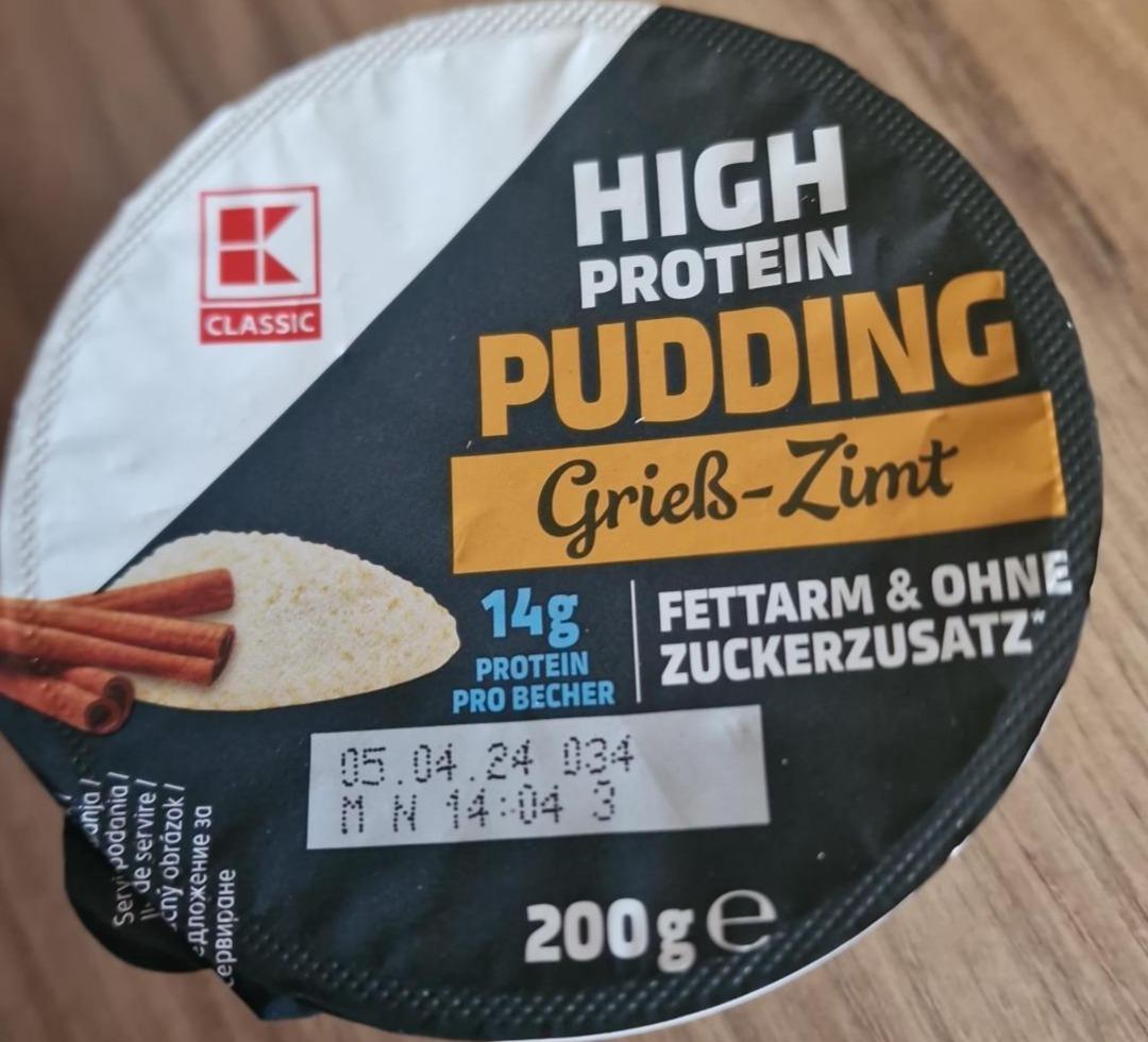 Zdjęcia - High protein pudding Griess Zimt K-classic