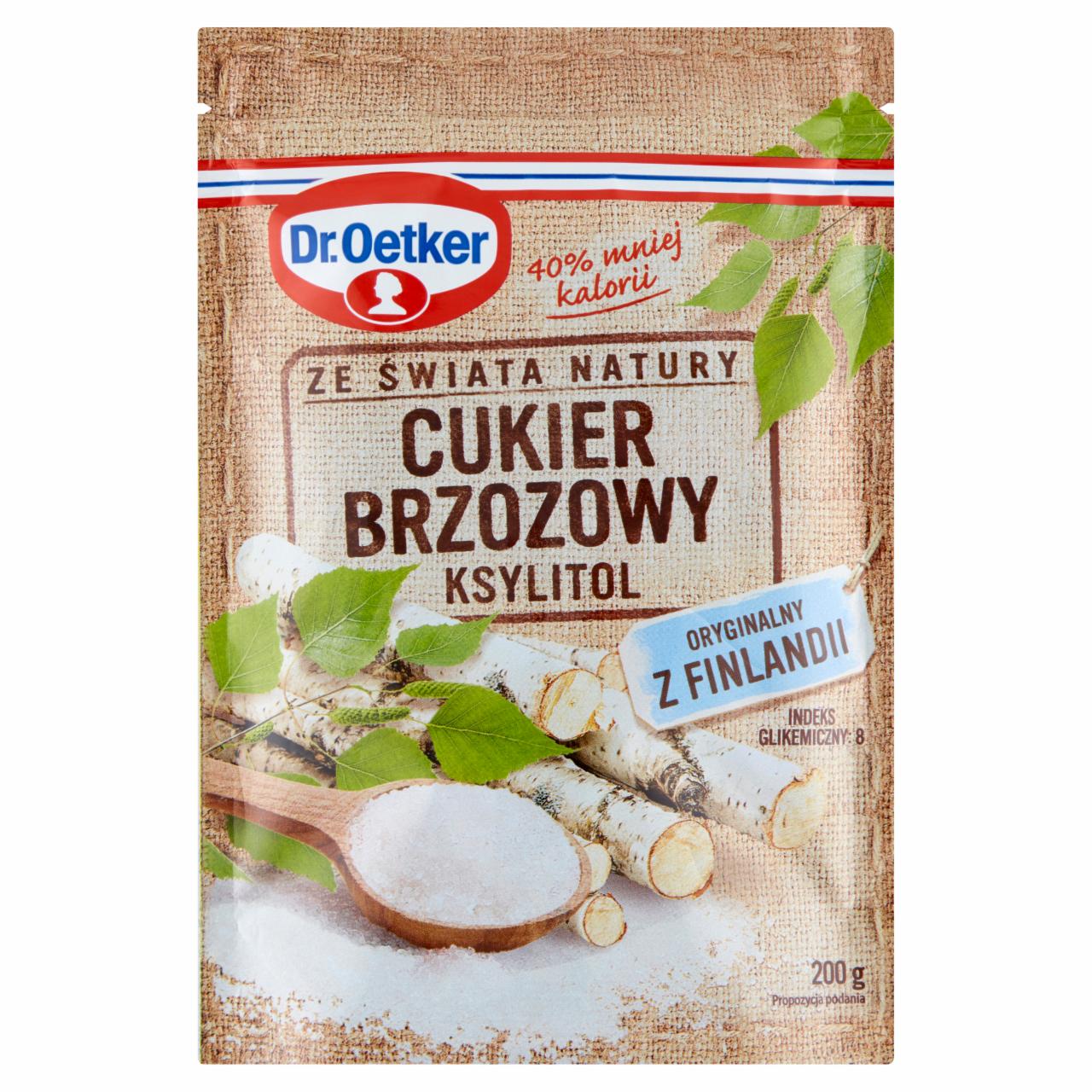 Zdjęcia - Dr. Oetker Ze świata natury Cukier brzozowy ksylitol 200 g