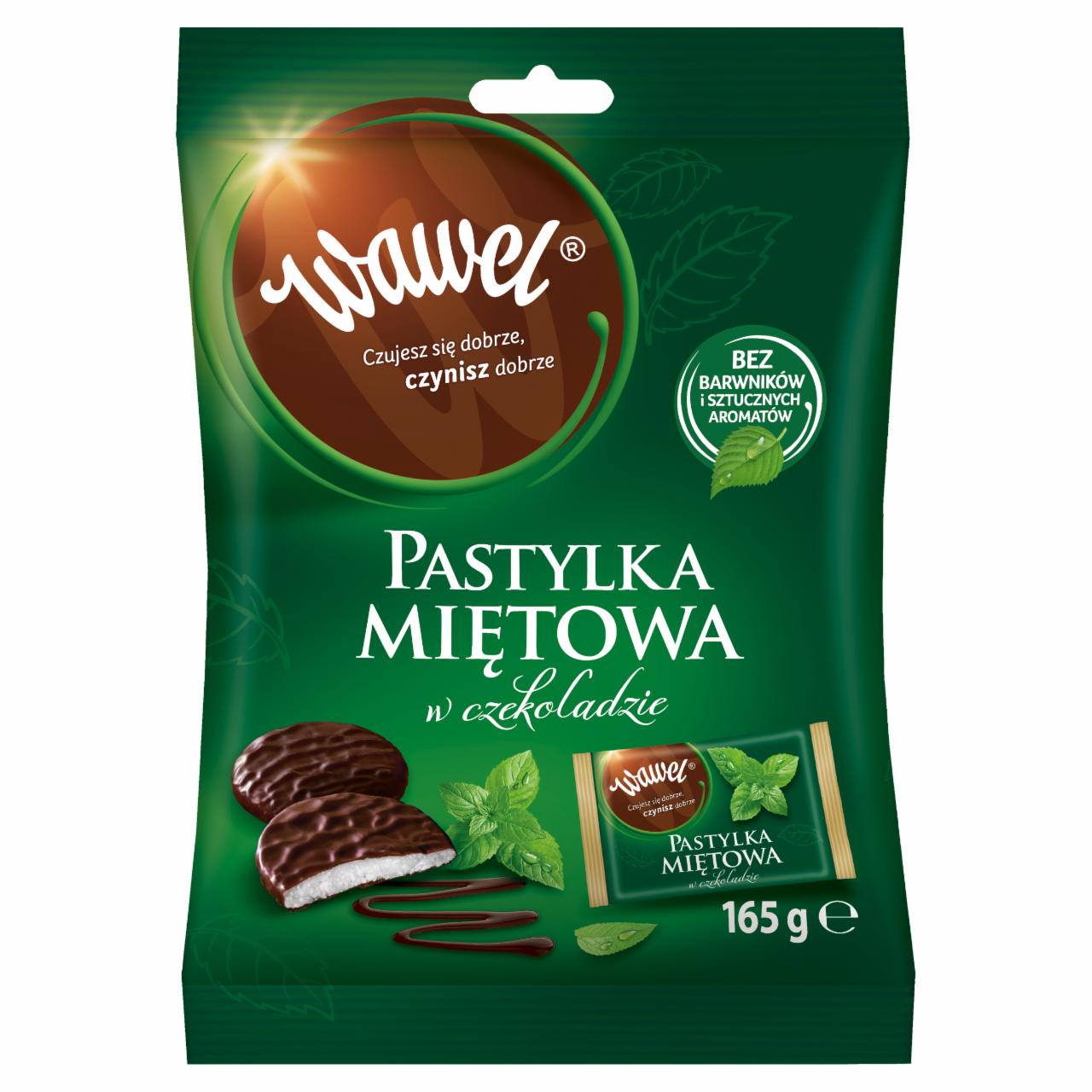 Zdjęcia - Wawel Pastylka miętowa w czekoladzie 165 g