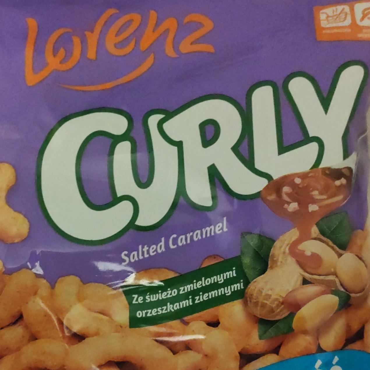 Zdjęcia - Lorenz Curly Chrupki kukurydziane o smaku słonego karmelu 100 g