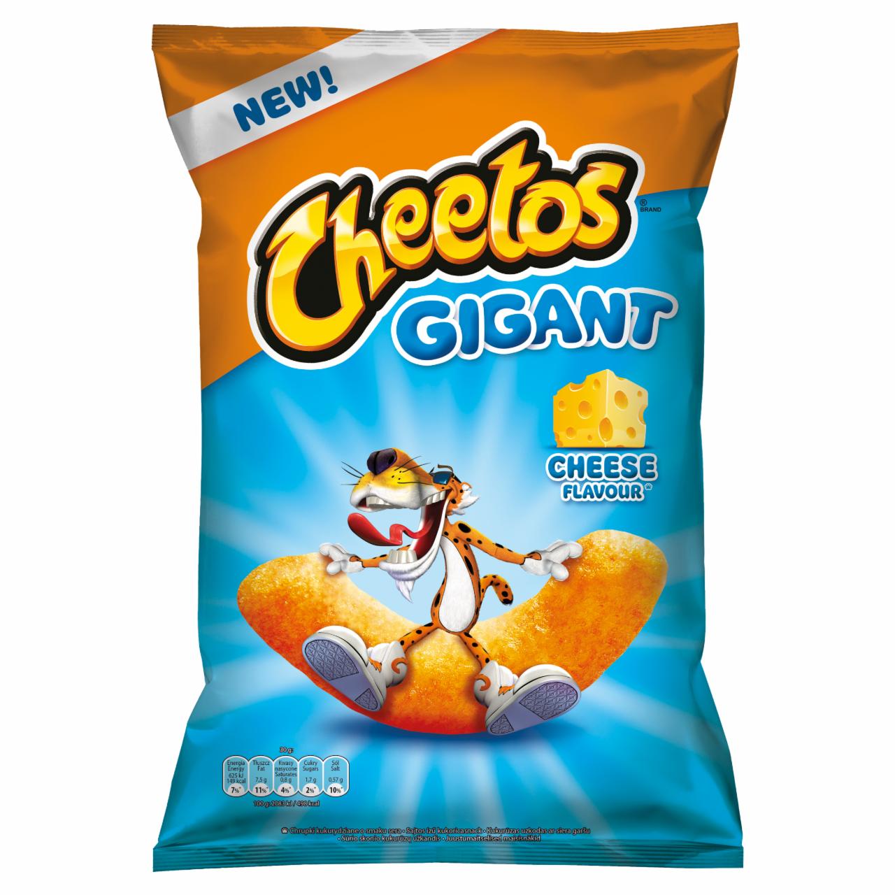 Zdjęcia - Cheetos Gigant Cheese Chrupki kukurydziane o smaku sera 70 g