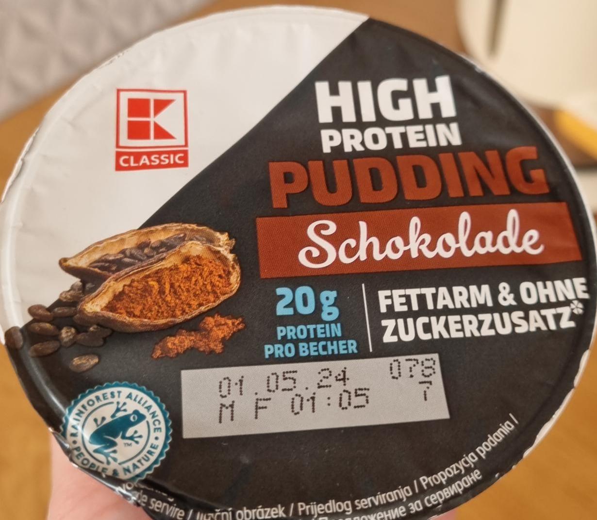 Zdjęcia - High protein pudding schokolade K-Classic