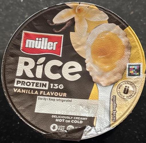 Zdjęcia - Rice protein vanilla flavour Müller