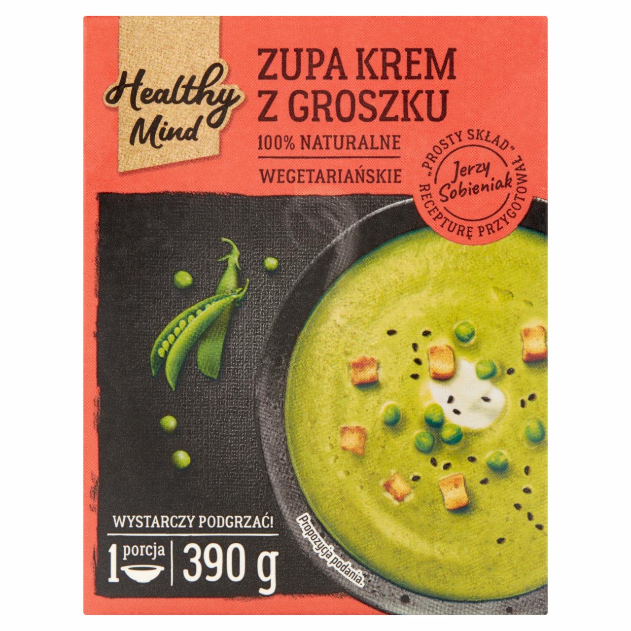 Zdjęcia - Healthy Mind Zupa krem z groszku 390 g