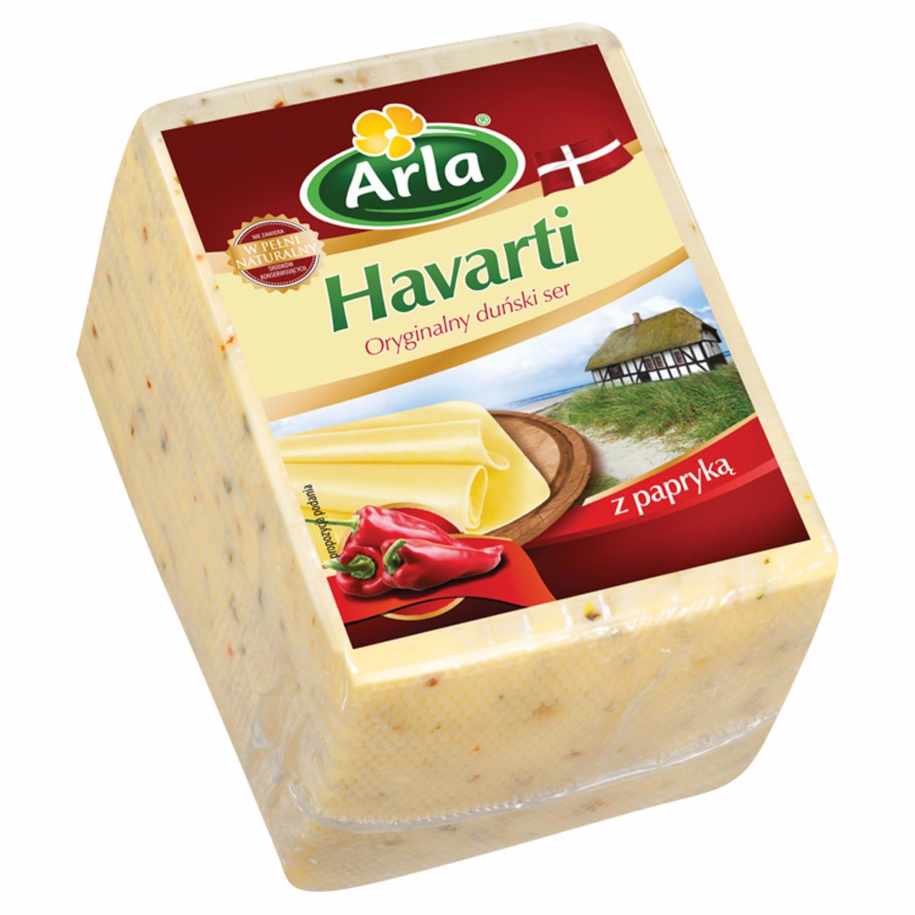 Zdjęcia - Arla Ser pełnotłusty Havarti z papryką 2,1 kg