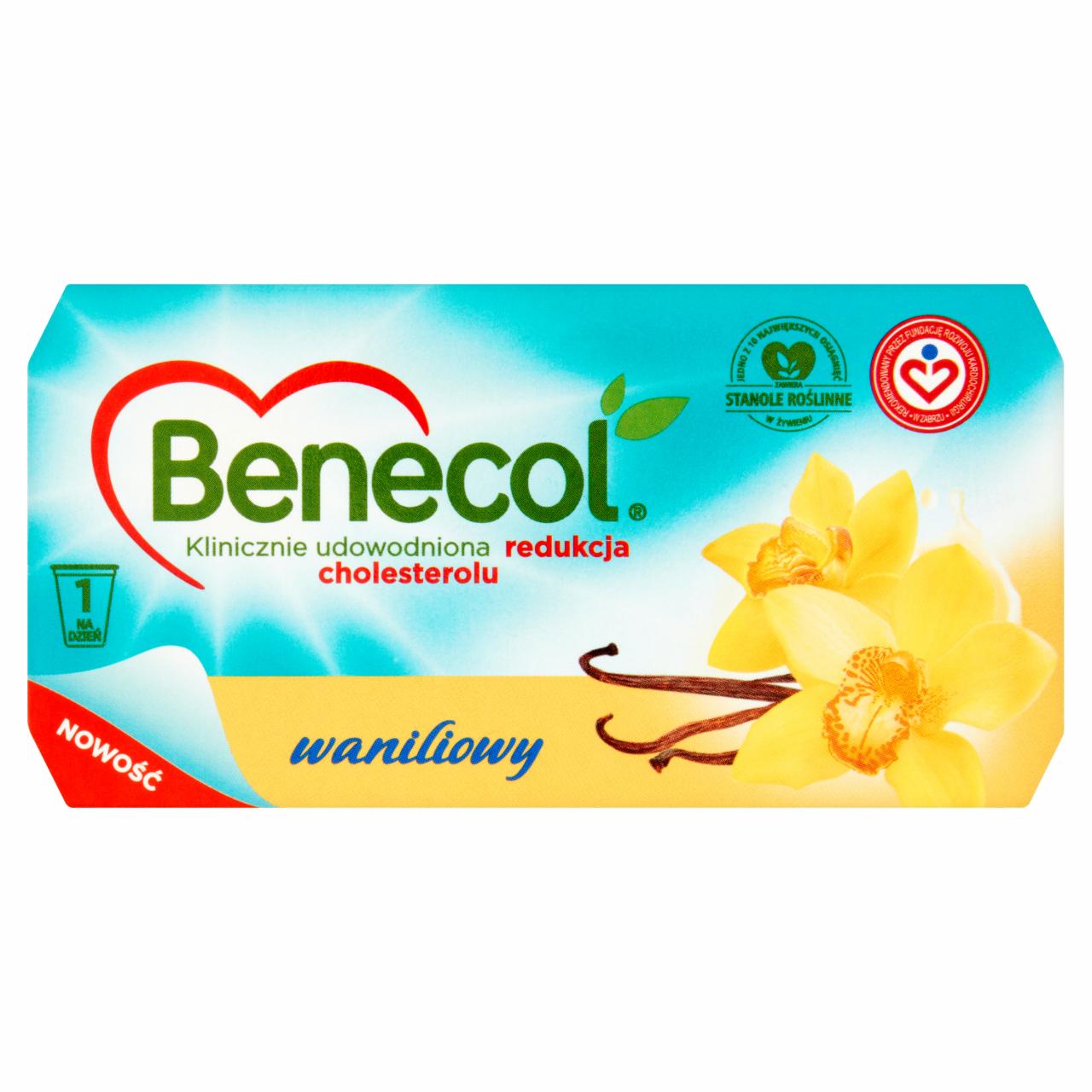 Zdjęcia - Benecol waniliowy Produkt mleczny waniliowy z dodatkiem stanoli roślinnych 250 g (2 sztuki)