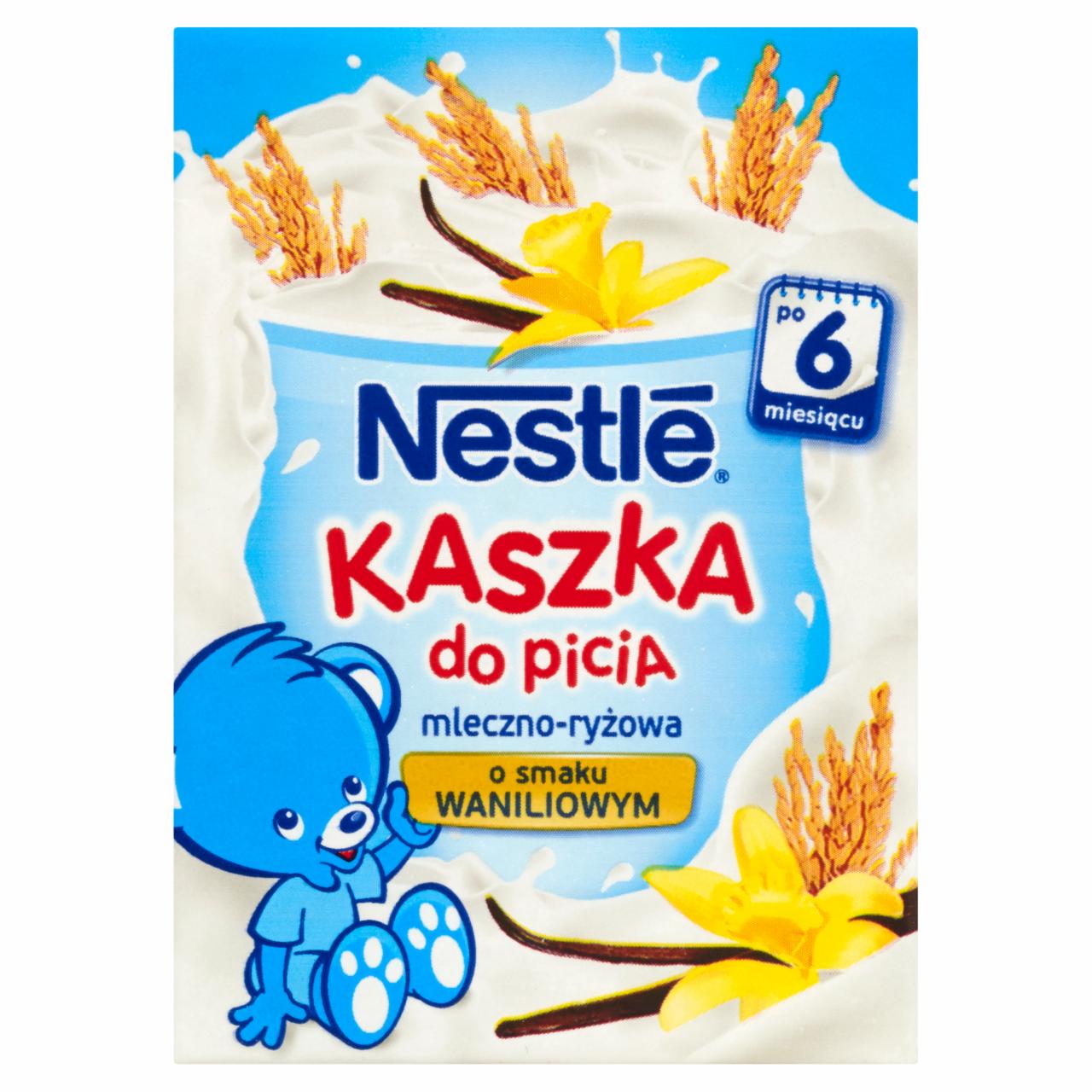 Zdjęcia - Nestlé Kaszka do picia mleczno-ryżowa o smaku waniliowym po 6 miesiącu 200 ml