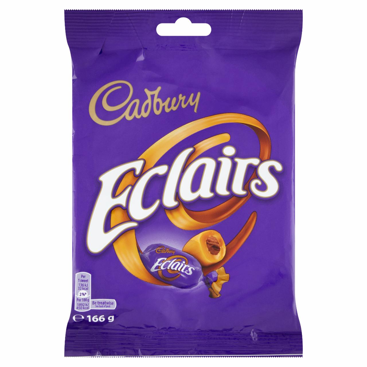 Zdjęcia - Cadbury Eclairs Karmelki ze środkiem z mlecznej czekolady 166 g