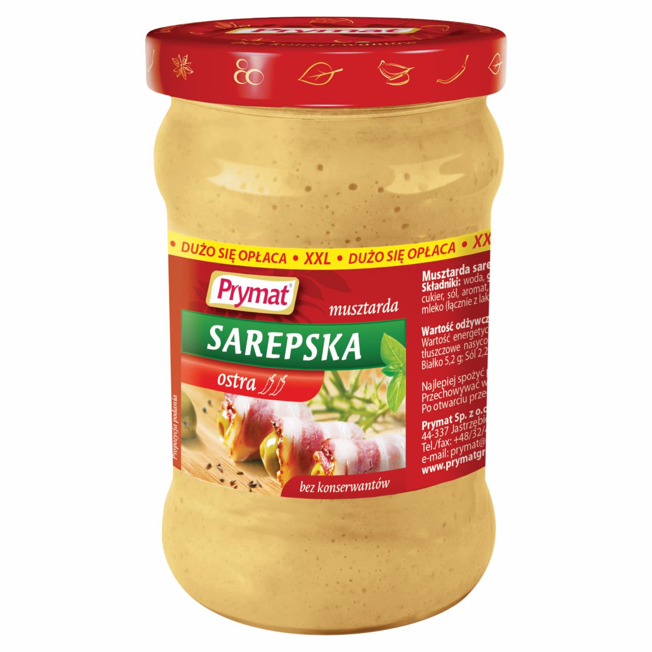 Zdjęcia - Prymat Musztarda sarepska 295 g