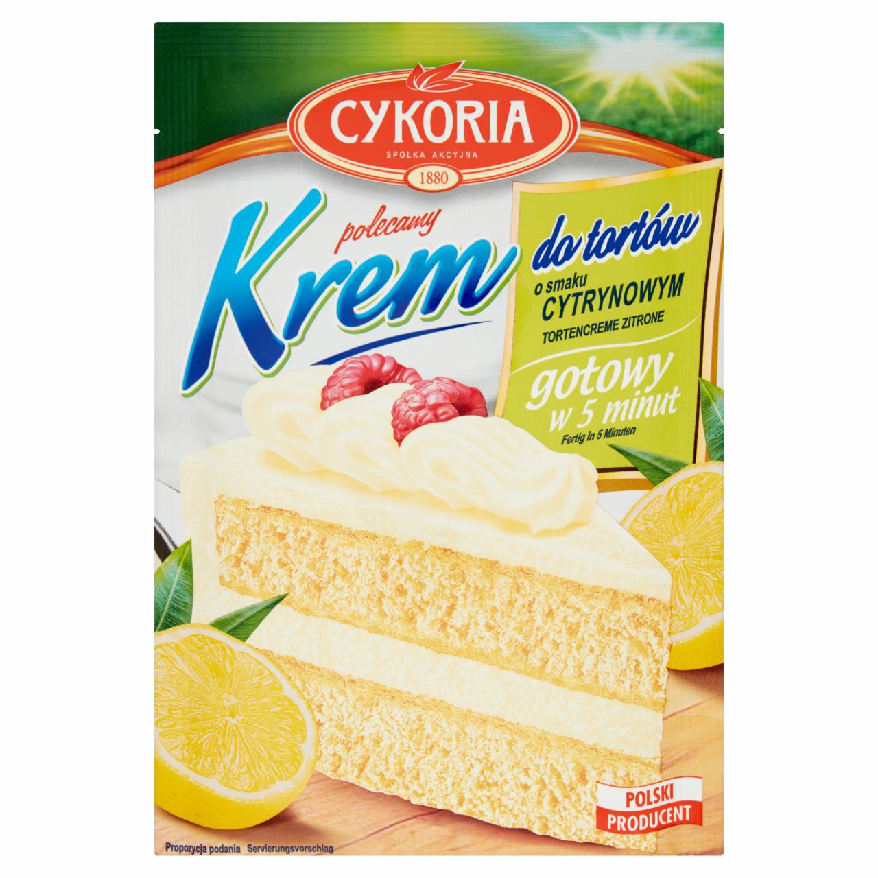 Zdjęcia - Cykoria Krem do tortów o smaku cytrynowym 100 g