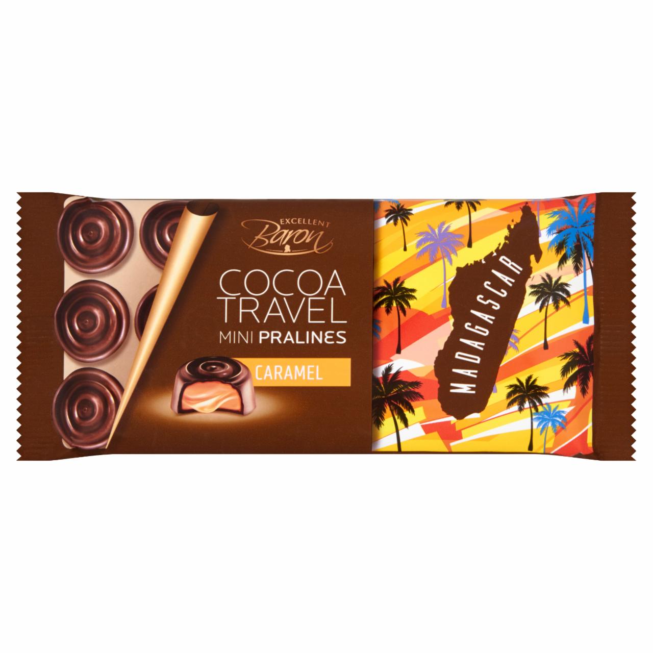 Zdjęcia - Excellent Baron Cocoa Travel Madagascar Czekolada z nadzieniem karmelowym 100 g