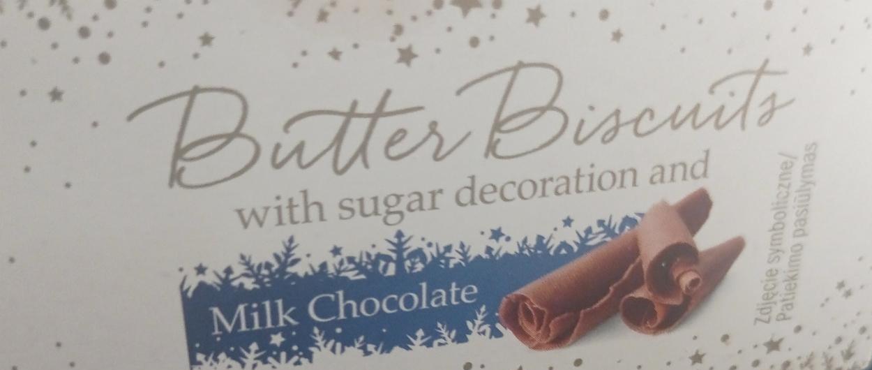 Zdjęcia - Butter Biscuits milk Chocolate Favorina