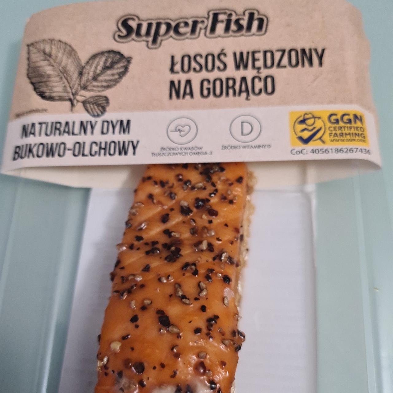 Zdjęcia - SuperFish łosoś wędzony na gorąco bukowo-olchowy naturalny dym