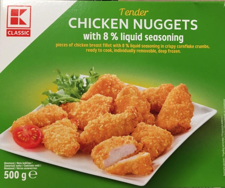 Zdjęcia - Tender Chicken Nuggets with 8% liquid seasoning K-Classic
