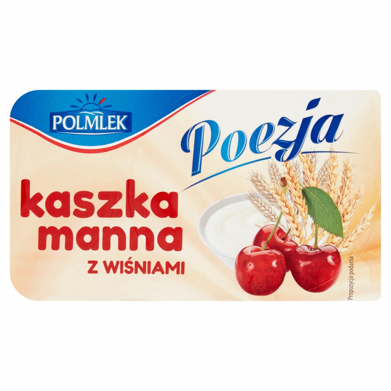 Zdjęcia - Polmlek Poezja Kaszka manna z wiśniami 150 g