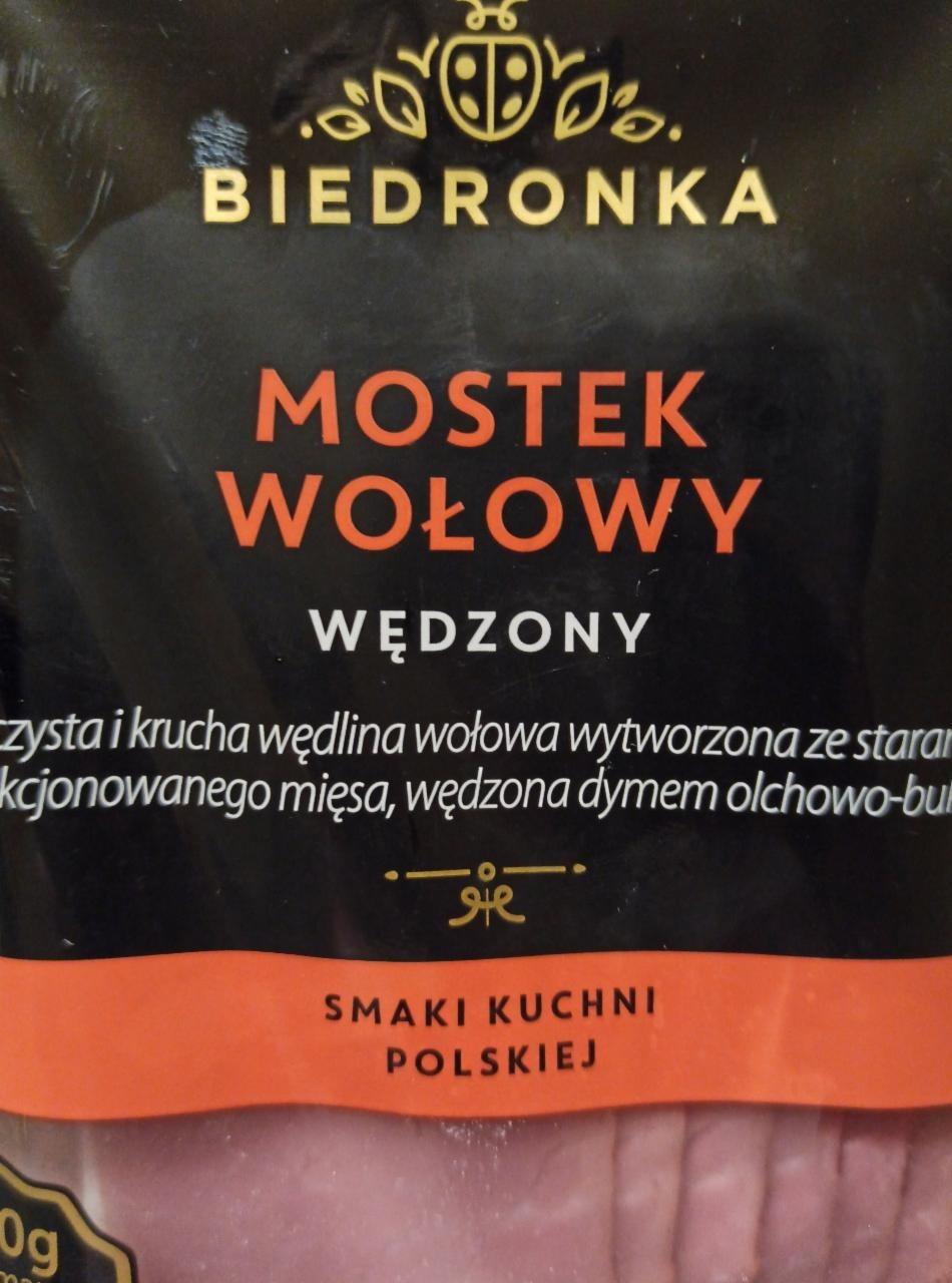 Zdjęcia - Mostek wołowy wędzony Biedronka Premium