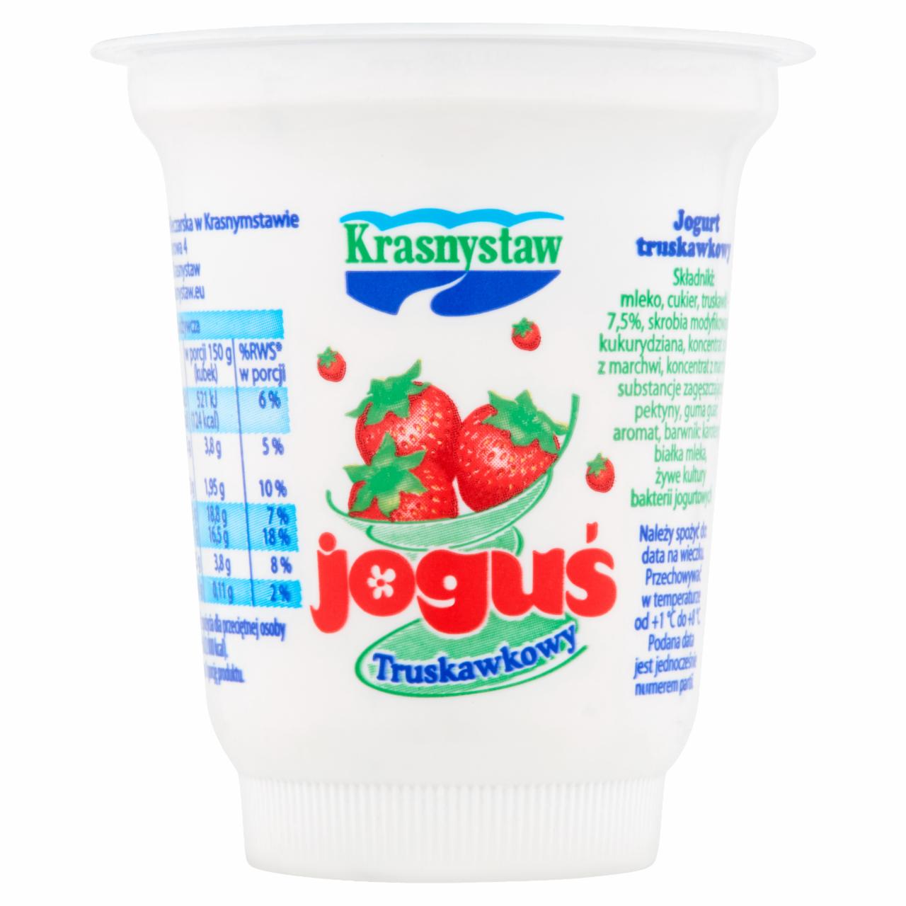 Zdjęcia - Joguś Jogurt truskawkowy 150 g Krasnystaw
