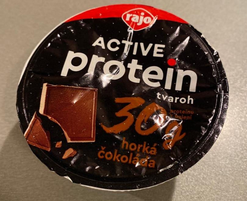 Zdjęcia - Active protein tvaroh horká čokoláda Rajo